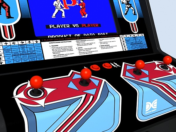 3d karate champ arcade model - karate champ arcade by monkeyodoom